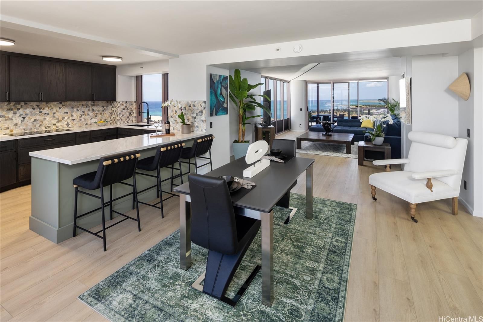 One Waterfront Tower Unit Mauka 2401 in KAKAAKO