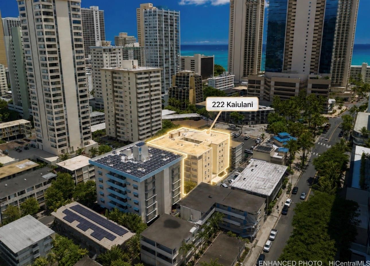 222 Kaiulani Apartments Unit 502 in WAIKIKI