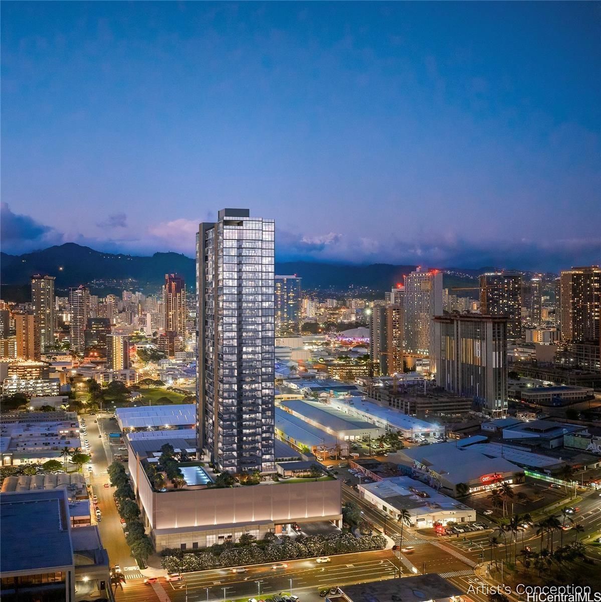 Kaliu Unit 1306 in KAKAAKO