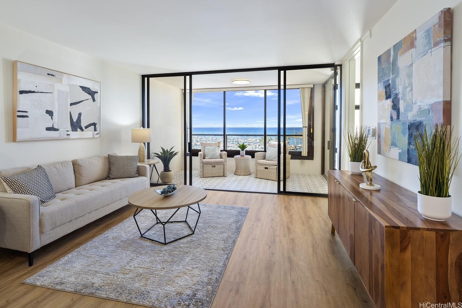Yacht Harbor Towers Unit 1502 in ALA MOANA